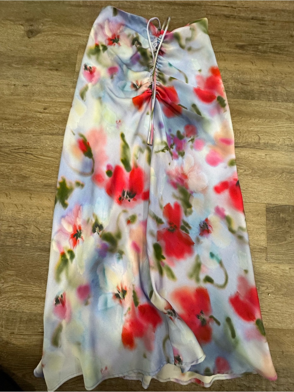 Zara Floral Midi Skirt